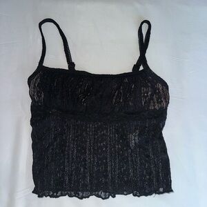 Urban Outfitters Black Lace Tank